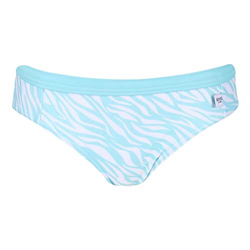 Regatta Hosanna Swimbrief Top Bikini Mixed, Aruba Zebra Czarna, 9 ans
