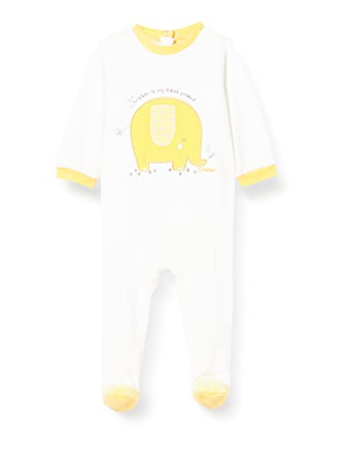 Chicco Unisex Baby Tutina Con Apertura Davanti zestaw piżamowy, Bianco, 12 miesi?cy