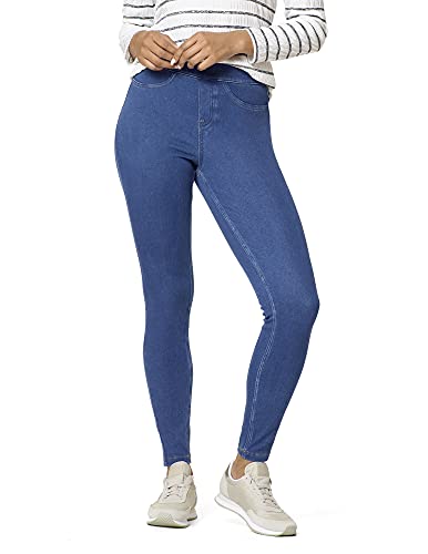 HUE Legginsy damskie Curvy Fit Essential Denim, Średnia pranie:, XL