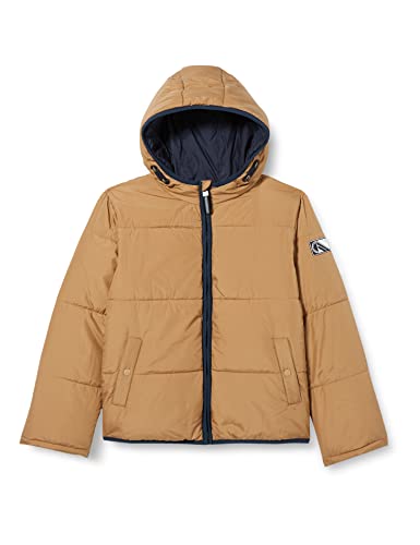 TOM TAILOR Chłopcy Dziecięca kurtka zimowa 1033340, 12912 - Splashed Clay Beige, 128