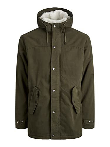 JACK&JONES PLUS Jjstate Parka Ps kurtka męska, rodzynka, 4XL