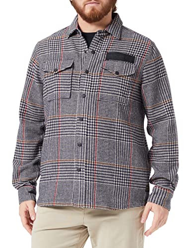 REPLAY Koszula męska M4067A, 010 wielokolorowa, L, 010 Multicolour, L