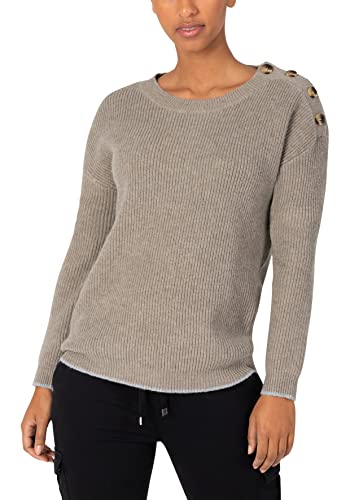 Timezone Easy sweter damski, Lana Beige Melange, XL