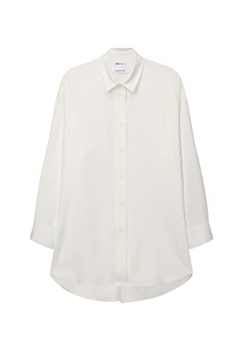 Seidensticker Damska bluzka z długim rękawem, regularny krój, biała (off-white), 44, off-white, 44