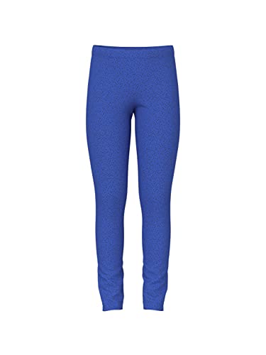 Bestseller A/s NKFDAVINA AOP SWE legginsy BRU O1, niebieski (Dazzling Blue), 116 cm