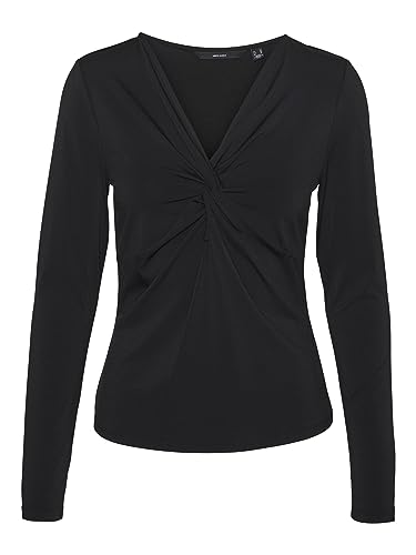 Bestseller A/S VMHEVI LS Top JRS, czarny, S