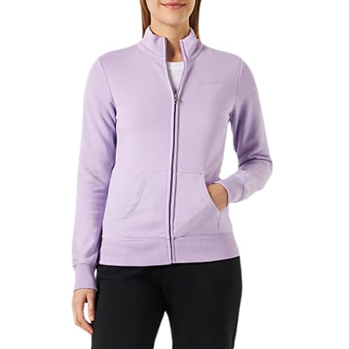 Champion Damska bluza Legacy American Classics Powerblend Terry z małym logo na zamek błyskawiczny, lawendowa, XS