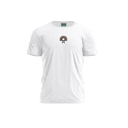 Bona Basics, Męski T-shirt z cyfrowym nadrukiem,% 100 bawełna, biały, na co dzień, męskie topy, rozmiar: S, biały, S