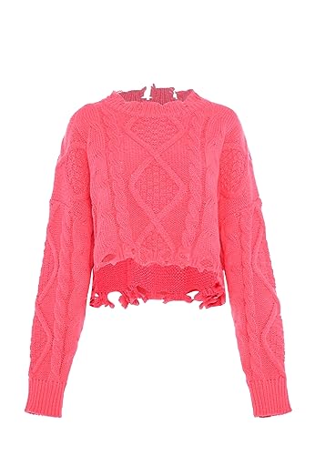 myMo Damski top z dzianiny koralowy XL/XXL