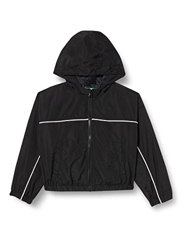 United Colors of Benetton torba na półsezon dla dziewczynki, Czarny 100, S