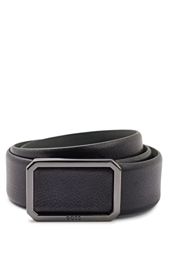BOSS Pasek męski, czarny (Black1), 80