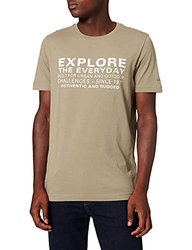 camel active T-shirt męski 4096466t06, khaki, S