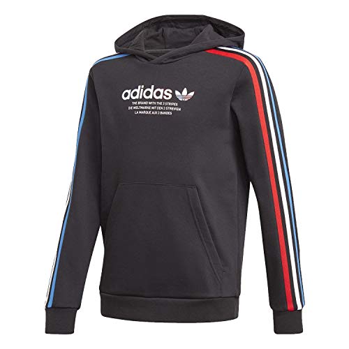adidas Chłopięca bluza z kapturem spodenki tenisowe, czarna, 1314