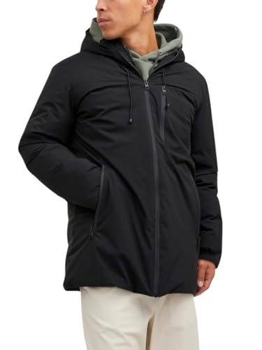 Bestseller A/S Męska kurtka parka Jcopayne, czarny, L