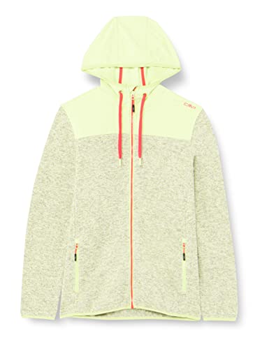 CMP Damska kurtka polarowa Knit Tech Melange kurtka polarowa, męska, B.Blue-Electric, 46, Citric, 50