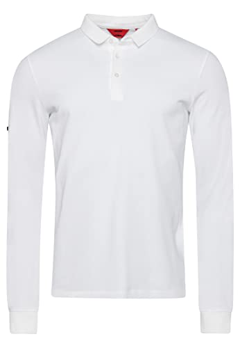 Superdry Studios L/S Pique koszulka polo Męska bluza z kapturem, Optyczny, L