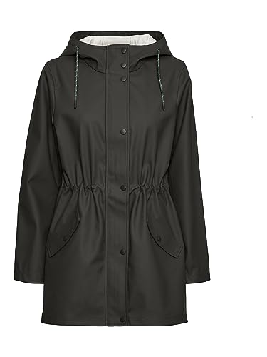 VERO MODA Kurtka damska z drobną powłoką, Peat, XS wąska talia