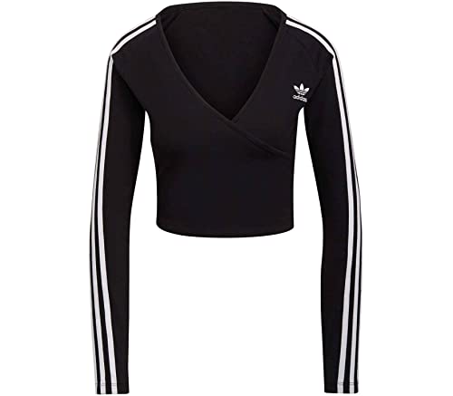 adidas Damska koszulka z długim rękawem, czarny, 36