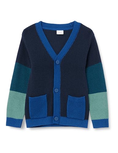 s.Oliver Sales GmbH & Co. KG / s.Oliver Chłopięca kurtka College w Fabricmix College w tkaninie, Niebieski zielony, 104