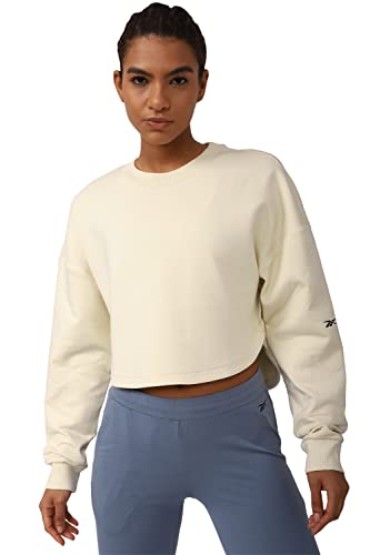 Reebok Damska bluza Ts Dreamblend Cotton Ml, niebarwiona, XXS