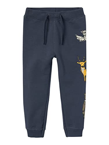 Bestseller A/s Spodnie dresowe NMMOSVALD BRU Box, niebieski (India Ink), 86