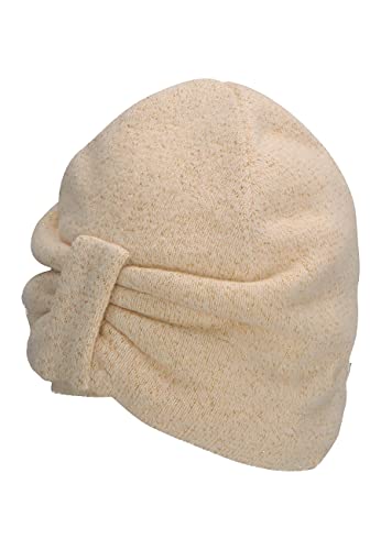 Sterntaler Dziewczęca czapka beanie Lurex, naturalna, 39