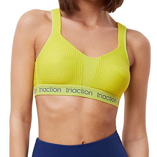 Triumph Triaction Energy Lite sportowy biustonosz bez fiszbin, Słodka limonka, 85D