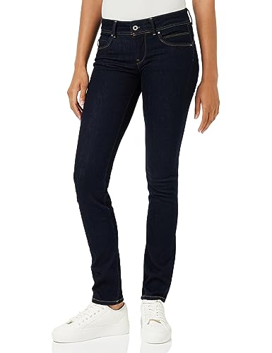 Pepe Jeans dżinsy damskie new brooke, Niebieski (Denim-M15), 26W / 30L