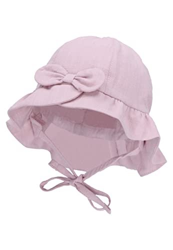 Sterntaler Czapka dziecięca z lnu, uniseks, Rosa, 45
