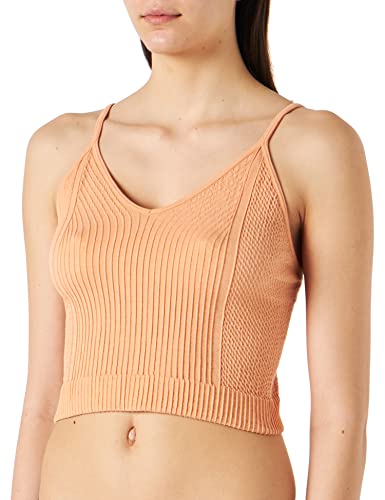 Schiesser Damska piżama spaghettitop top, pomarańczowy, XL