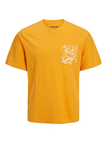 JACK & JONES Jorcrayon Pocket Tee Ss Crew Neck T-Shirt męski, Iceland Poppy, S