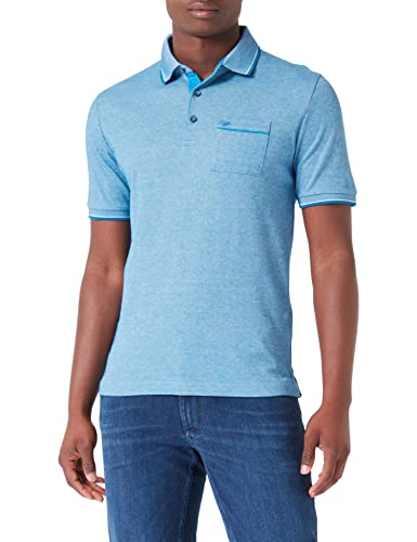 Daniel Hechter Męska koszulka polo 74001, niebieska, S, niebieski, S
