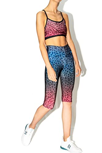 DITCHIL Legginsy damskie Capri Ilusion, S