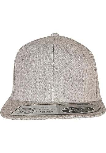 Flexfit Czapka baseballowa unisex 110 Fitted Snapback heathergrey one size, Heathergrey, jeden rozmiar