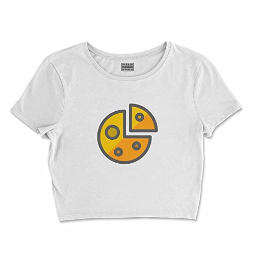 Bona Basics, Koszulka damska z nadrukiem cyfrowym,%100 bawełna, biała, casualowa, topy damskie, rozmiar: XL, biały, XL Krótki