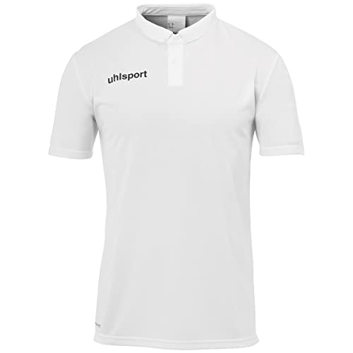 uhlsport Męska koszulka polo, biała, 140, biały