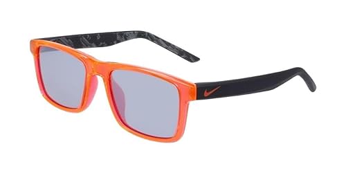 NIKE Sun Okulary przeciwsłoneczne Unisex dzieci, Bright Crimson/Silver Flash, 49/16/130