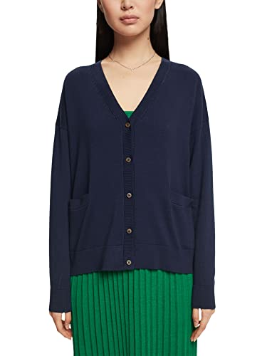 ESPRIT Kardigan z kieszeniami, grantowy, XS
