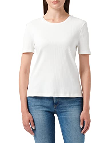 Bestseller A/S Vmlavender Ss Top VMA Noos Damska kamizelka, Śnieżnobiały, S