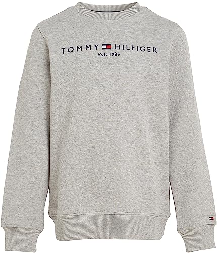 Tommy Hilfiger Bluza dziecięca unisex Essential, jasnoszary wrzos, 3 lat