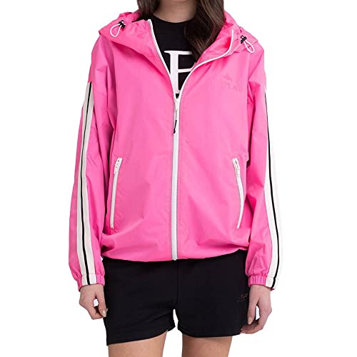 Replay Damska bluza z kapturem, 817 Pink Fluo, M