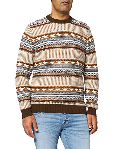 ESPRIT Sweter męski, 239/Caramel 5., XL