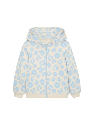 TOM TAILOR Dziewczęca bluza dziecięca, 34007 – Big Leo Flower Print, 92/98 cm