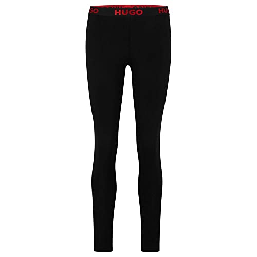 HUGO legginsy loungewear, czarny, L