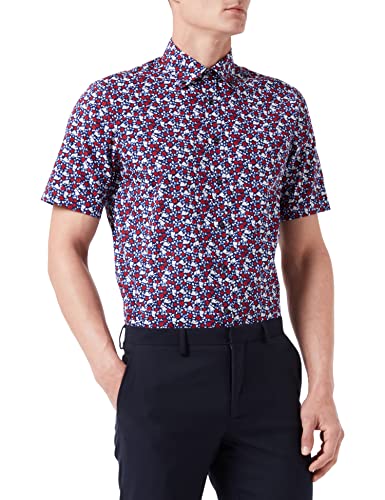 Seidensticker Męska koszula biznesowa, czerwona, 42