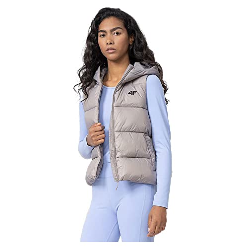 Kurtka damska 4F Down, LIGHT BROWN, XS