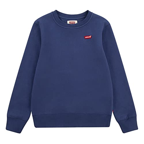 Levi's Kids Logo Crewneck bluza chłopięca 2-8 lat, estate blue, 8 Lat