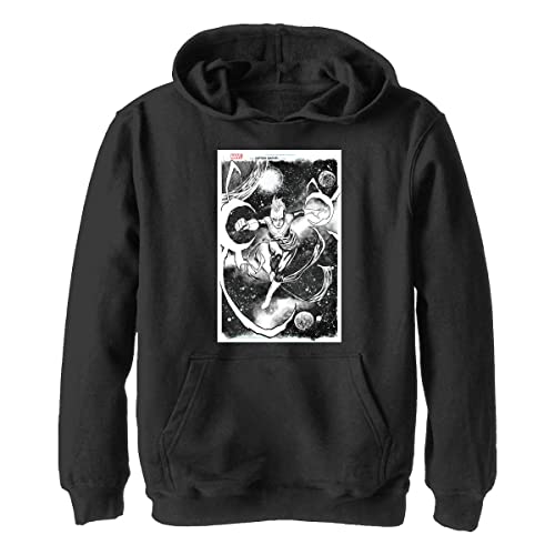 Marvel Chłopięca bluza z kapturem Marvel Sketch, czarna, S, czarny, S