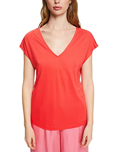 ESPRIT Collection Koszulka damska, 630/czerwony, L