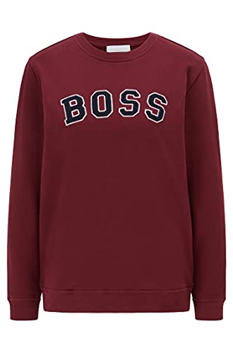 BOSS Damska bluza C Esety z bawełny organicznej z logo